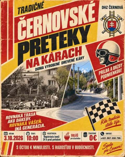 Tradičné Černovské preteky na kárach